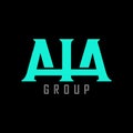 Basic RGB aia logo Royalty Free Stock Photo