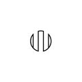 Logo, symbol, icon, company or business in the form of a solid monogram