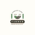 Badges Farmer Logo Design