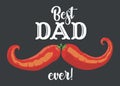 Best dad ever gift t-shirt design father`s day