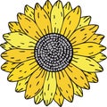 Summer sunflower merch design