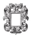 Decorative vintage frame / vintage vector illustration Royalty Free Stock Photo