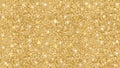 Vector Gold Background with Glitters Texture Royalty Free Stock Photo