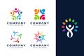 humanity colorful bundle logo