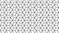 Geometric seamless patterns. Abstract geometric hexagonal graphic design cubes pattern. Seamless geometric cubes pattern.