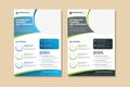 Technology training and workshop flyer design template use vertical layout.