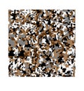 Military Camouflage pattern with pixelate styles. winter snow colors on mosaic wallpaper. Royalty Free Stock Photo