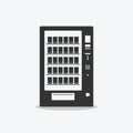 Vending machine icon flat design vector illustration.