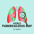 Basic RGB. World Tuberculosis Day a free  graphic Royalty Free Stock Photo