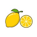 Fresh Lemon fruit illustration to keep everyone healthy