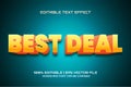 editable best deal. Royalty Free Stock Photo