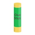 Green glue stick tube for art craft vector