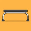 bench press logo icon gym fitness equipment