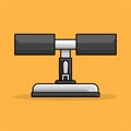 sit ups assistance logo icon gym fitness equipment