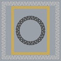 Set of decorative frames. Celtic style. Royalty Free Stock Photo