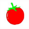 illustration tomatoes red tomato which is a cartoon vegetable element