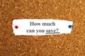 How much can you save on white paper