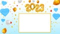 New Year 2023 Balloon Illustration - Happy New Year 2023