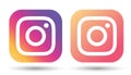 popular Instagram RBG colorsquared shape icons design