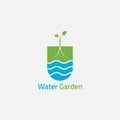 Water And Garden Combined Logo