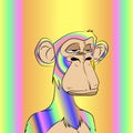 Trippy rainbow bored ape yacht club NFT