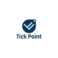 Double Tick Shaped Application Logo
