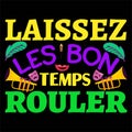 Laissez Les Bon Temps Rouler, Typography design for Carnival celebration Royalty Free Stock Photo