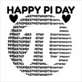 Happy Pi Day, Typography t-shirt design for geographers