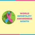 World Infertility Awareness Month Royalty Free Stock Photo