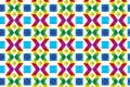 Vector colorful mosaic pattern background. triangle and square shape color in the forming a glow. Royalty Free Stock Photo