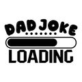 Dad Joke Loading, Typography design
