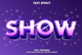 stary editable text effect