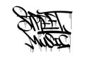 STREET MUSIC word graffiti tag style art