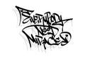 EVERYBODY NEED MIRACLE word graffiti tag style