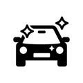 Car wash self-service icon. Automatic and self-service washing Royalty Free Stock Photo