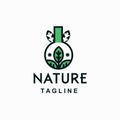 nature logo simple in lab