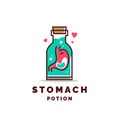 stomach logo vector