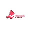 healthy stomach anatomy logo