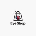 eye health shop logo icon vector Royalty Free Stock Photo