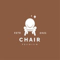 home chair furniture minimalist logo