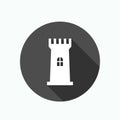 Chess Castle Icon. Strategy, Tactics Symbol.