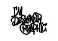 I\'M DESIGNER GRAPHIC graffiti tag style Royalty Free Stock Photo