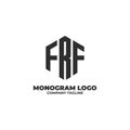 FRE letter logo creative design with vector graphic, simple and modern Royalty Free Stock Photo