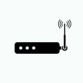 Router Icon. Wireless Device. Internet Connection Symbol. Royalty Free Stock Photo