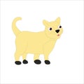 cartoon cute cat 2d illustration  for animation Royalty Free Stock Photo