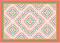 Hmong Original Bag Pattern Designed according to the original pattern that is unique to Hmong. Royalty Free Stock Photo