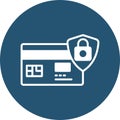 Atm Security illustration with isolated background Royalty Free Stock Photo