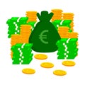 Euro money wealth images Royalty Free Stock Photo