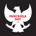 June 1 Indonesian Pancasila Day Unity in Diversity, garuda pancasila indonesia Royalty Free Stock Photo