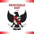 June 1 Indonesian Pancasila Day Unity in Diversity, garuda pancasila indonesia Royalty Free Stock Photo